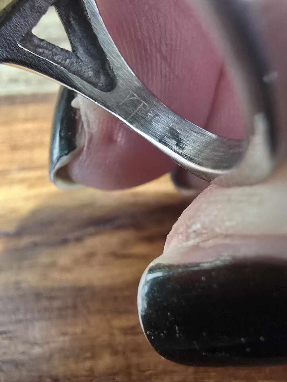 Rare! Discontinued! Evil Pawn Jewelry Labradorite Jotunn Ring - Picture 8 of 8